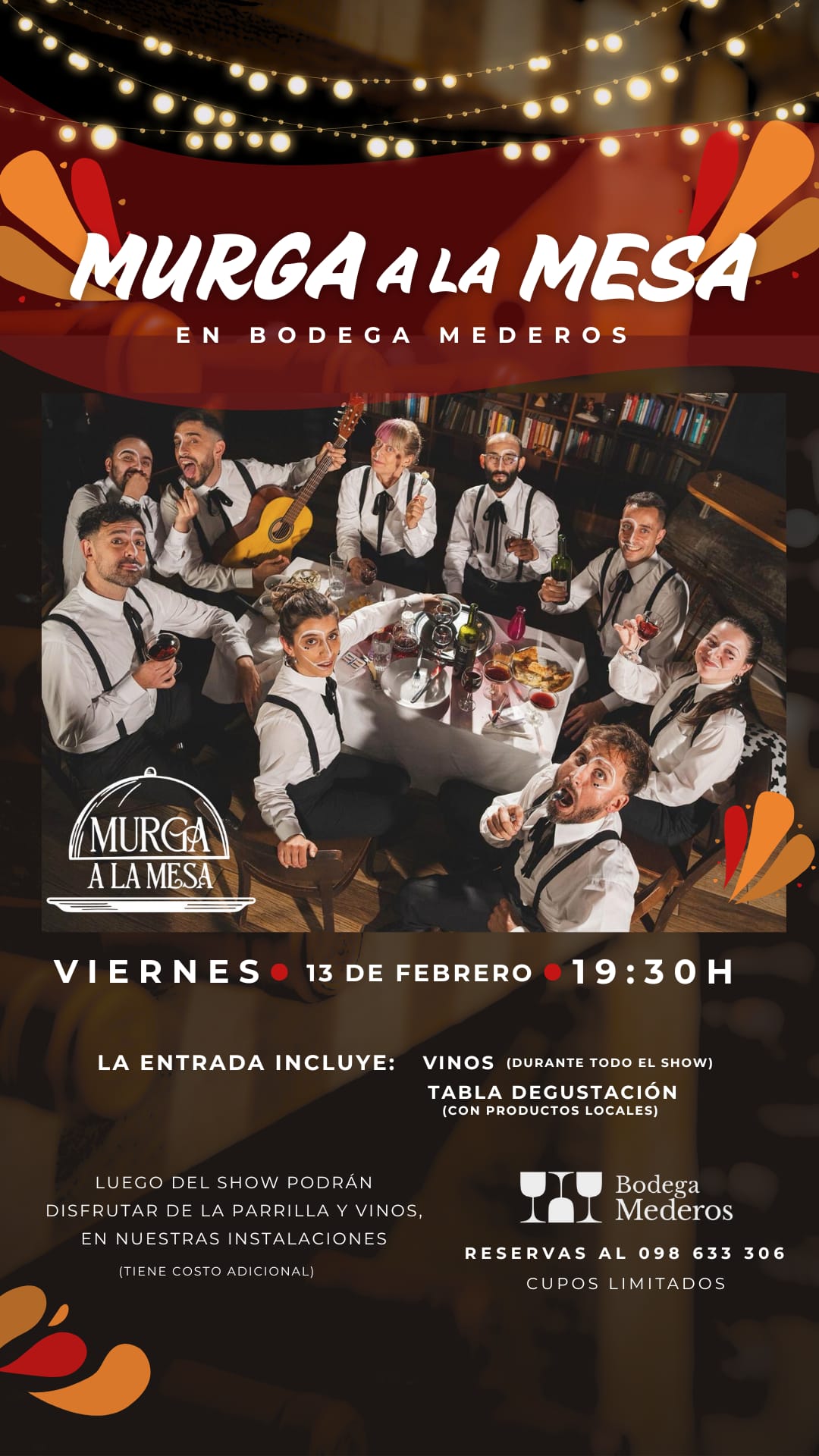BODEGA MEDEROS: MURGA A LA MESA