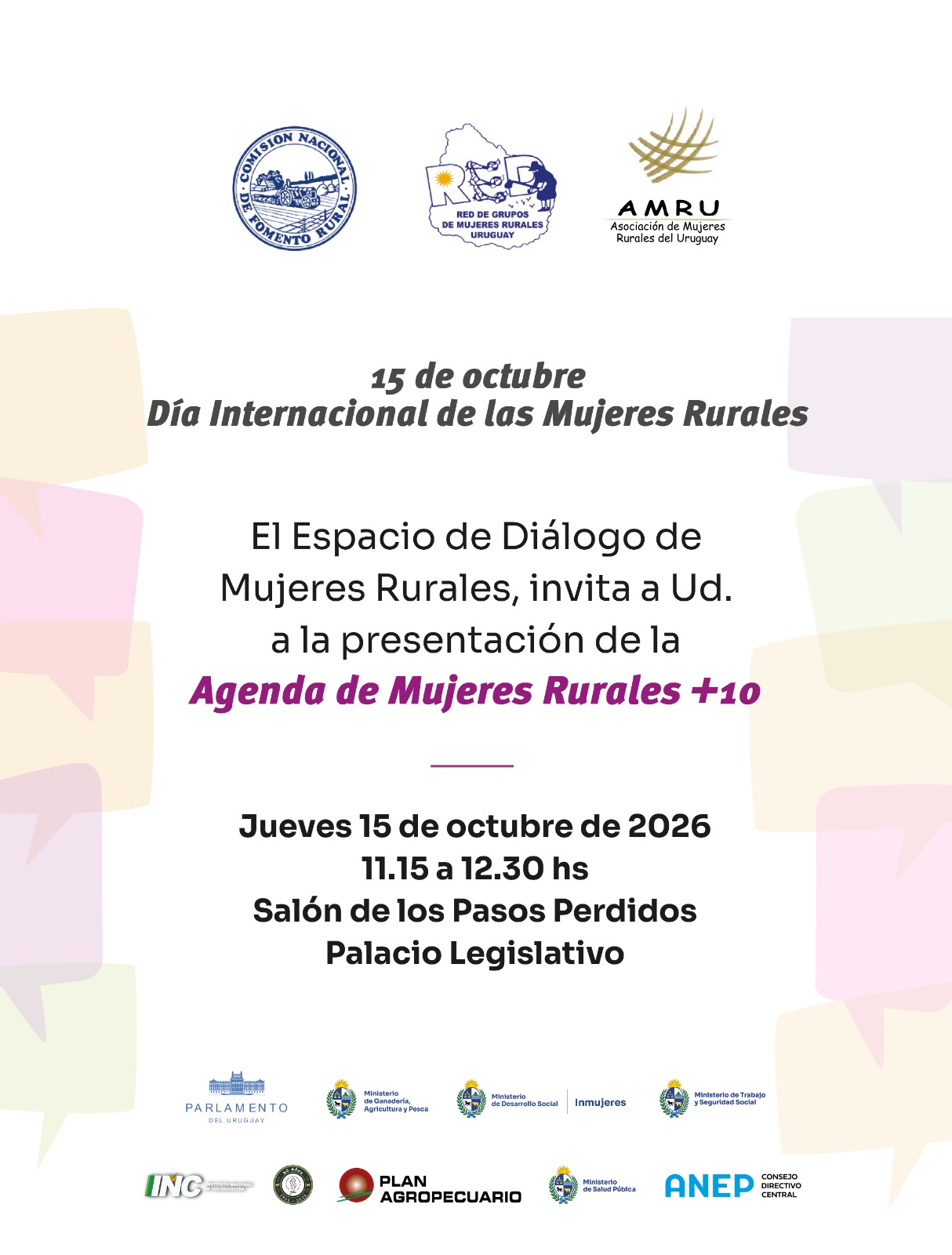 DIA INTERNACIONAL DE LAS MUJERES RURALES