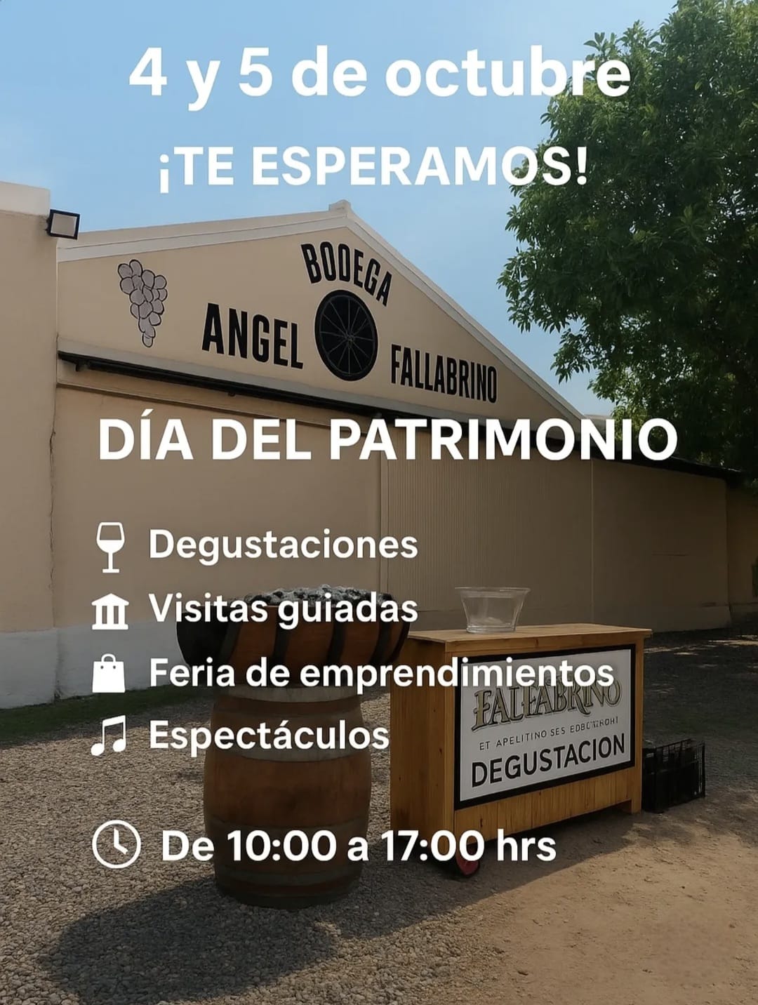 BODEGA ANGEL FALLABRINO: DÍA DE PATRIMONIO
