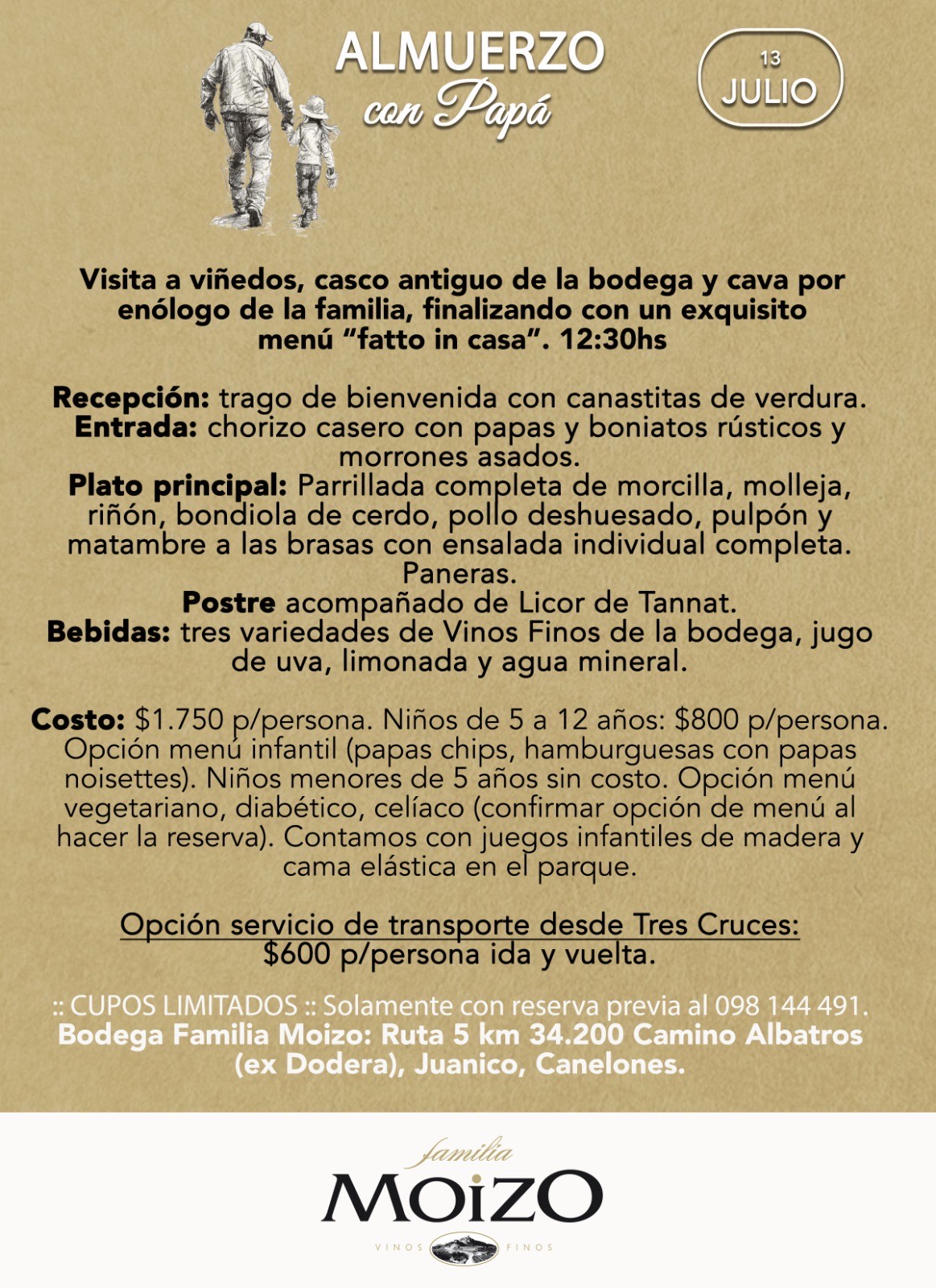 BODEGA FAMILIA MOIZO: DÍA DEL PADRE