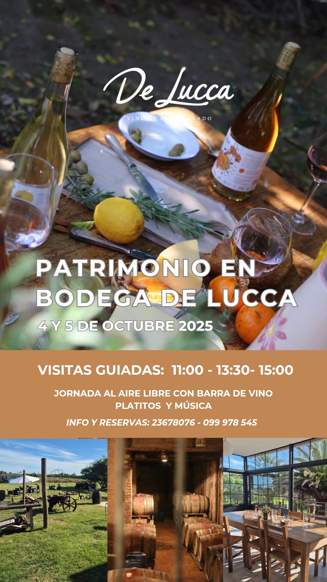 BODEGA DE LUCCA: DÍA DEL PATRIMONIO