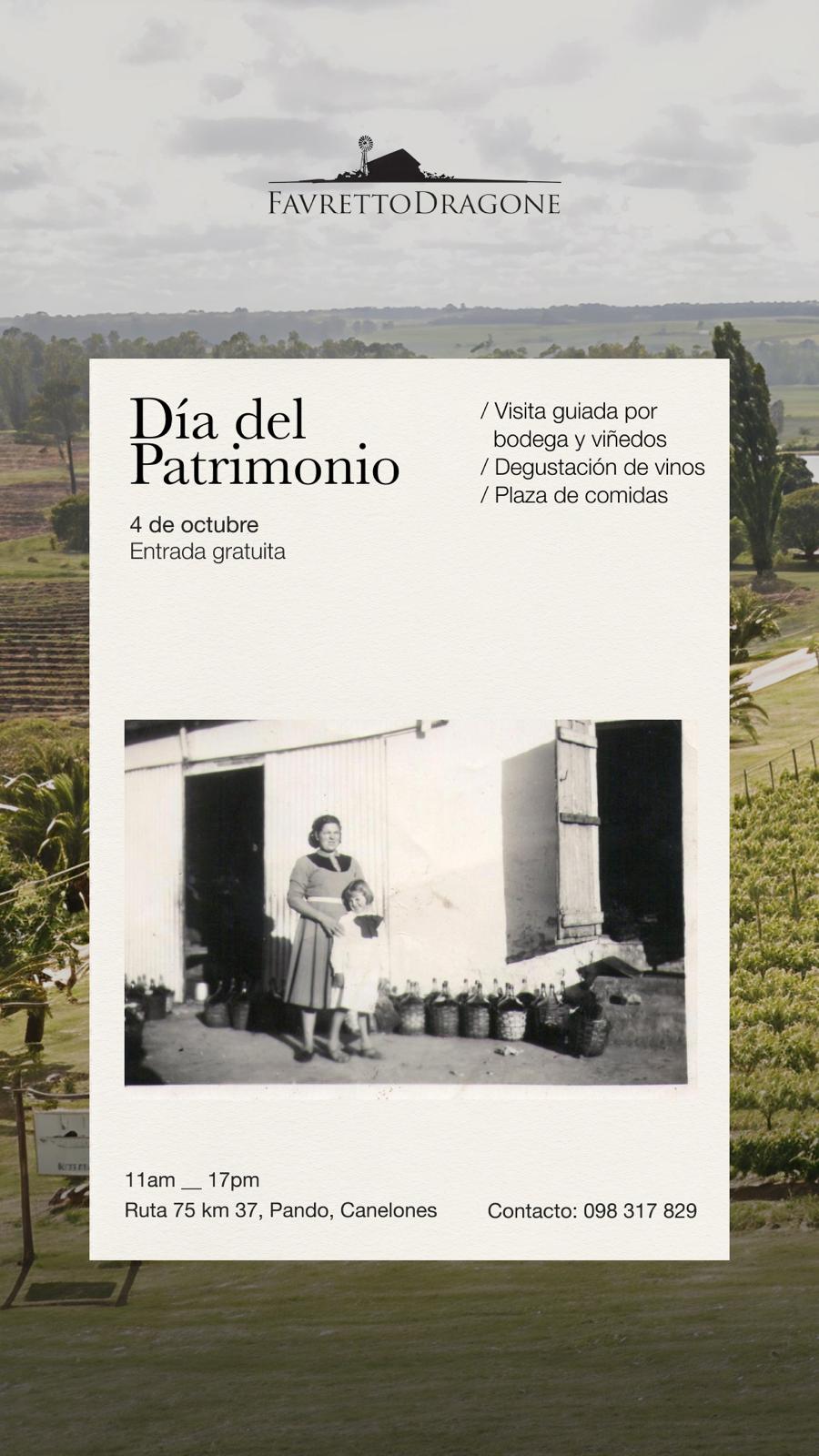 FAVRETTO DRAGONE: DÍA DEL PATRIMONIO