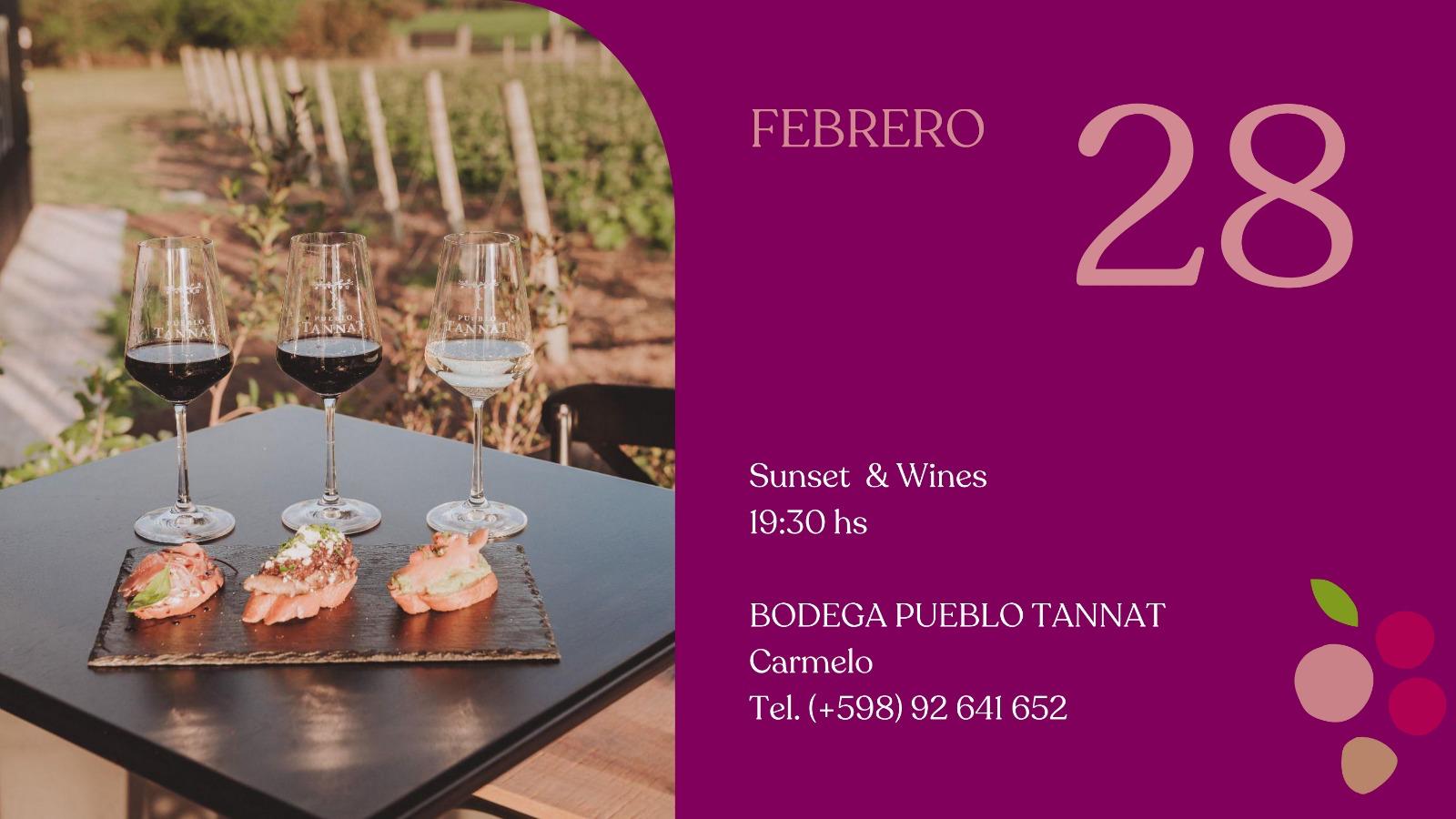 BODEGA PUEBLO TANNAT: SUNSET & WINES