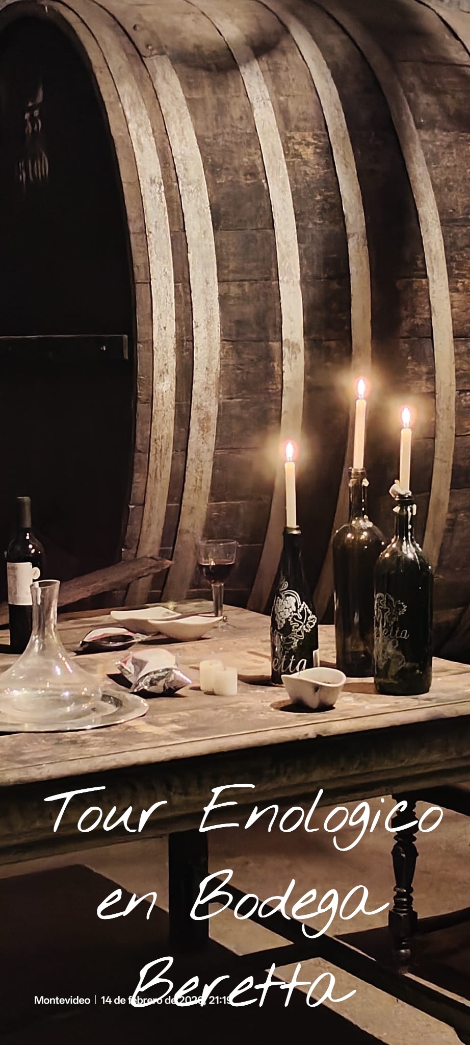 TOUR ENOLOGICO EN BODEGA BERETTA